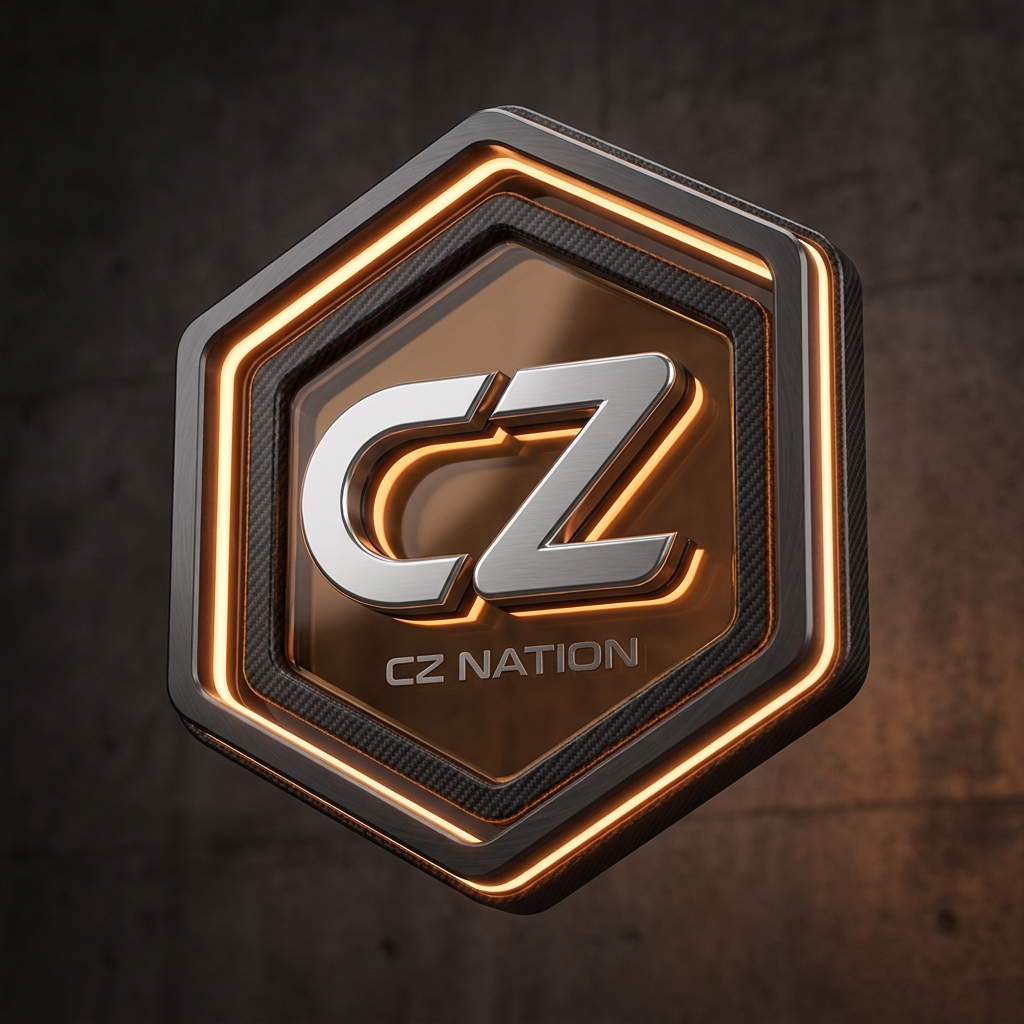CZ Nation Metallic Shield Logo — Premium Home Tech Services
